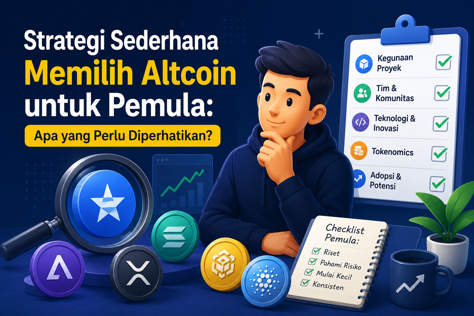 Strategi Sederhana Memilih Altcoin untuk Pemula: Apa yang Perlu Diperhatikan?